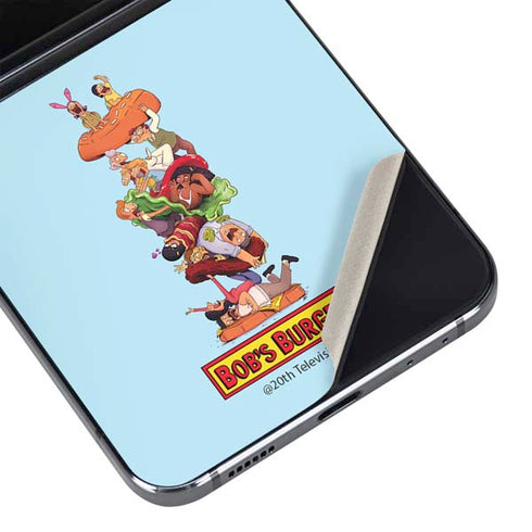 Bobs Burgers Stacked Galaxy Z Flip5 5G Skin